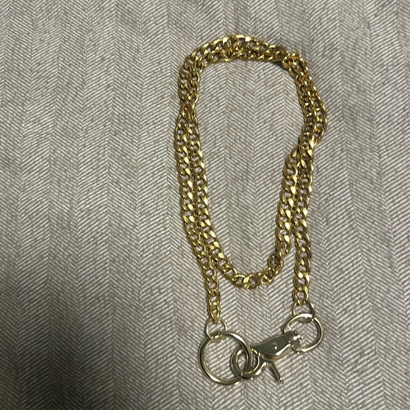 NWOB Loop Choker Gold Wrap Necklace by Luneprint - Picture 3 of 4